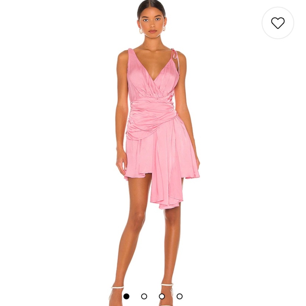 NWOT Lovers & friends Carlita Mini Dress in Rosebloom Pink